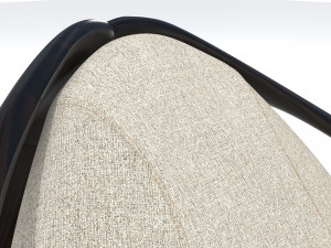 rocking armchair move-dw-lfab 3D 모델