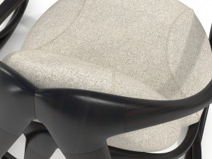 rocking armchair move-dw-lfab 3D 모델