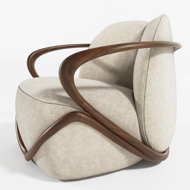 armchair hug 3D Модель .c4d .max .obj .3ds .fbx .stl .blend 