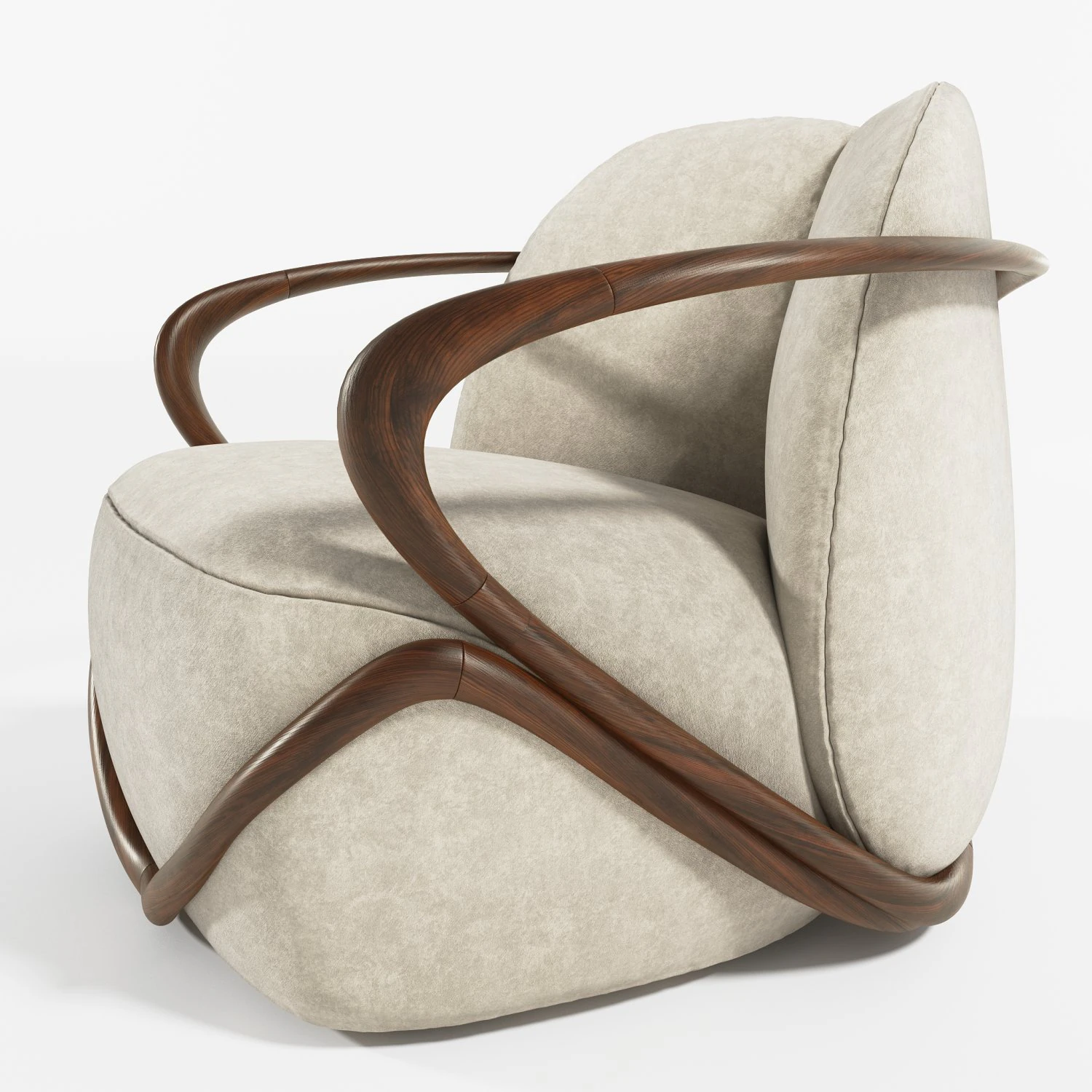 armchair hug 3D Model .c4d .max .obj .3ds .fbx .stl .blend 