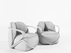 armchair hug 3D Model