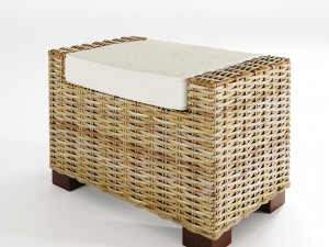 rattan chair2020 Modèle 3D