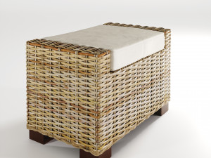 rattan chair2020 3D मॉडल