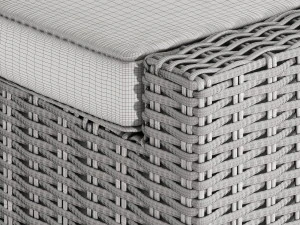 rattan chair2020 3D Model