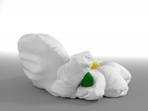 chamomile bean bag Model 3D
