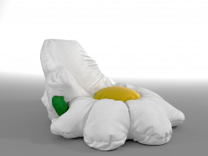 chamomile bean bag Model 3D