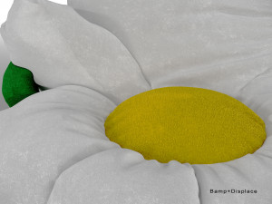 chamomile bean bag Model 3D
