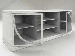 cupboard-bookcase v5 3D Model