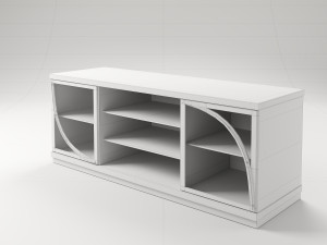 cupboard-bookcase v5 3D मॉडल