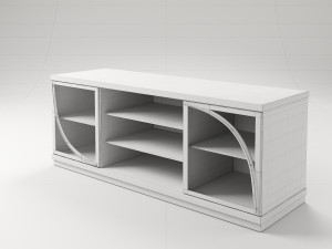 cupboard-bookcase v5 3D मॉडल