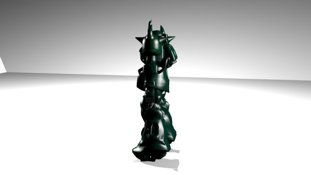 zaku Modelo 3D .c4d .max .obj .3ds .fbx .stl .blend 