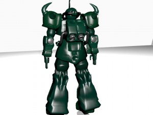 zaku Modelo 3D