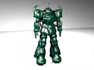 zaku Modelo 3D