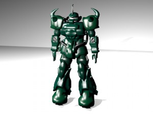 zaku Modelo 3D