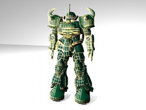 zaku Modelo 3D