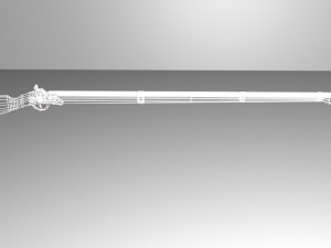 flintlock rifle kremnevoe rugio 3D Model