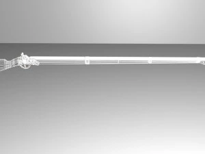 rifle de pederneira kremnevoe rugio Modelo 3D