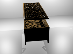 box chkatulka Modèle 3D