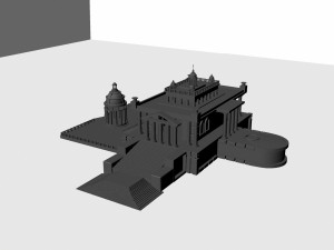 greek temple 3D Модель