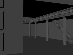 greek temple Model 3D