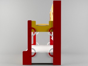 children bed 3D 모델