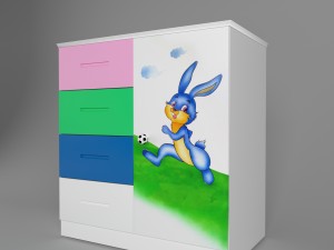 childrens cupboard Modèle 3D