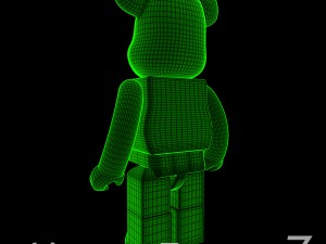 Xray bear brick 3D Model