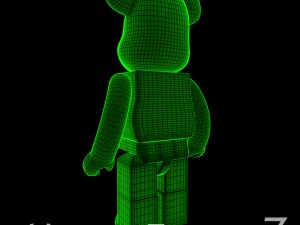 Рентгеновский медвежий кирпич 3D Модель