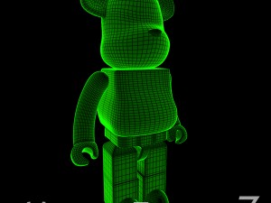 Xray bear brick 3D Model