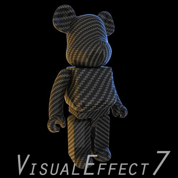 Carbon body kit bearbrick 3D Model .c4d .max .obj .3ds .fbx .stl .blend 