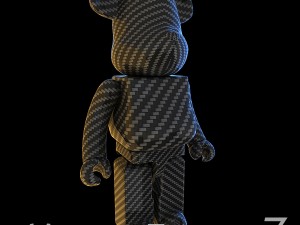 Carbon body kit bearbrick 3D 模型