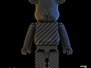 Carbon body kit bearbrick 3D Model