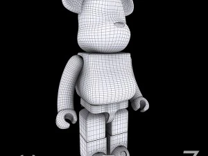 Carbon body kit bearbrick 3D Model