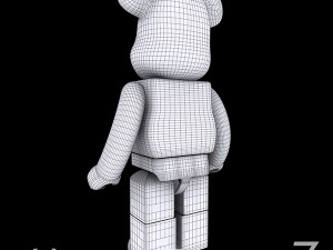 Carbon body kit bearbrick 3D Model