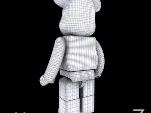 Carbon body kit bearbrick 3D Model