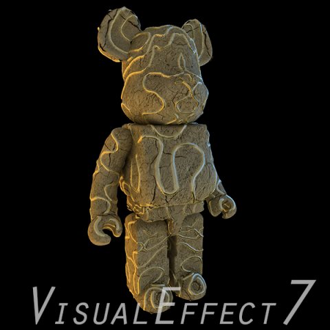Golden path bearbrick 3D Model .c4d .max .obj .3ds .fbx .stl .blend 