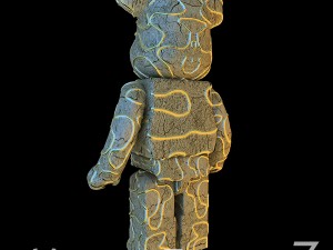 Golden path bearbrick 3D Model