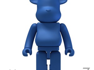 Matte blue bearbrick Modello 3D