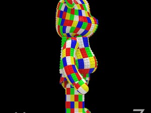 Lego bearbrick 3D मॉडल