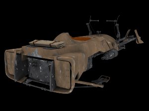 74-z speeder bike 3D Модель
