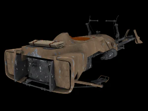 74-z speeder bike 3D Model