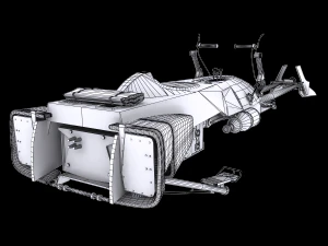 74-z speeder bike 3D Model