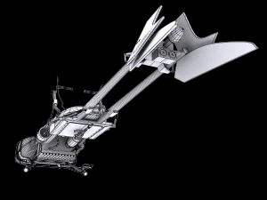 74-z speeder bike 3D Model