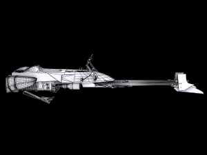 74-z speeder bike 3D Модель