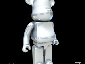 Silver bear brick 3D मॉडल