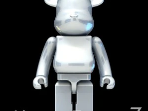 Silver bear brick 3D Model