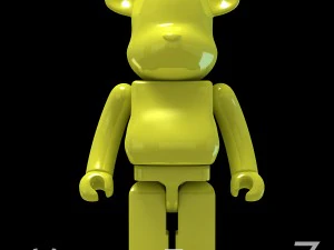 Yellow bear brick 3D Model