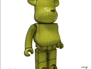 Yellow bear brick 3D Model