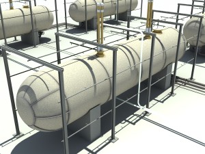 gas tank Modelo 3D