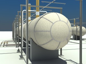 gas tank Modelo 3D
